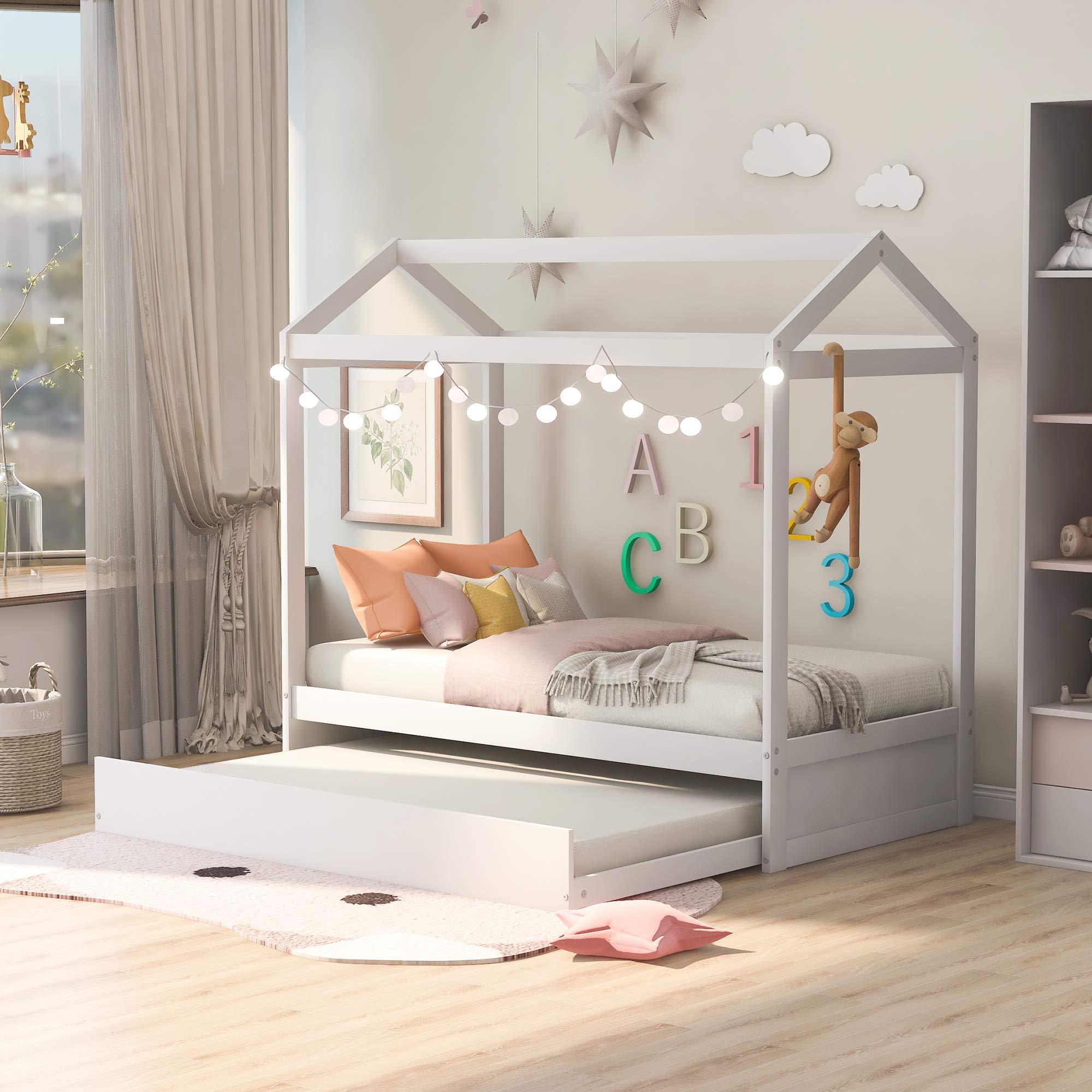 Harper & Bright Designs House Bed